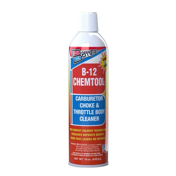 Berryman Products B-12 Chemtool Carburetor, Choke & Throttle Body Cleaner 16Oz Aerosol 117